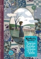 Capa de livro com menina de vestido azul