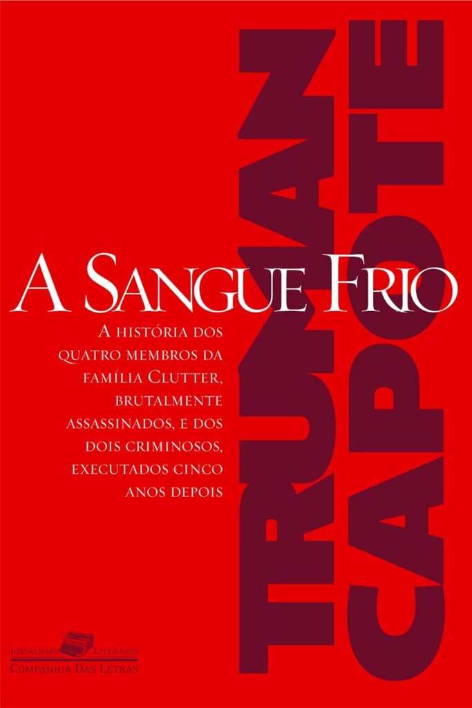 Capa de livro vermelho com letras brancas