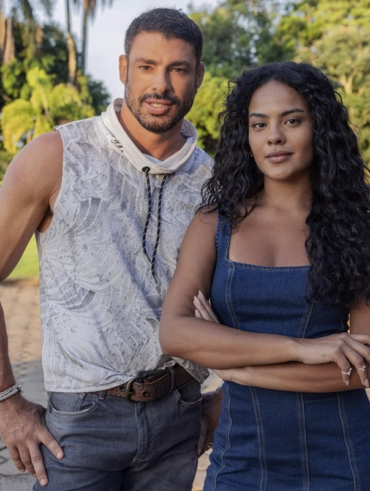Cauã Reymond e Bella Campos