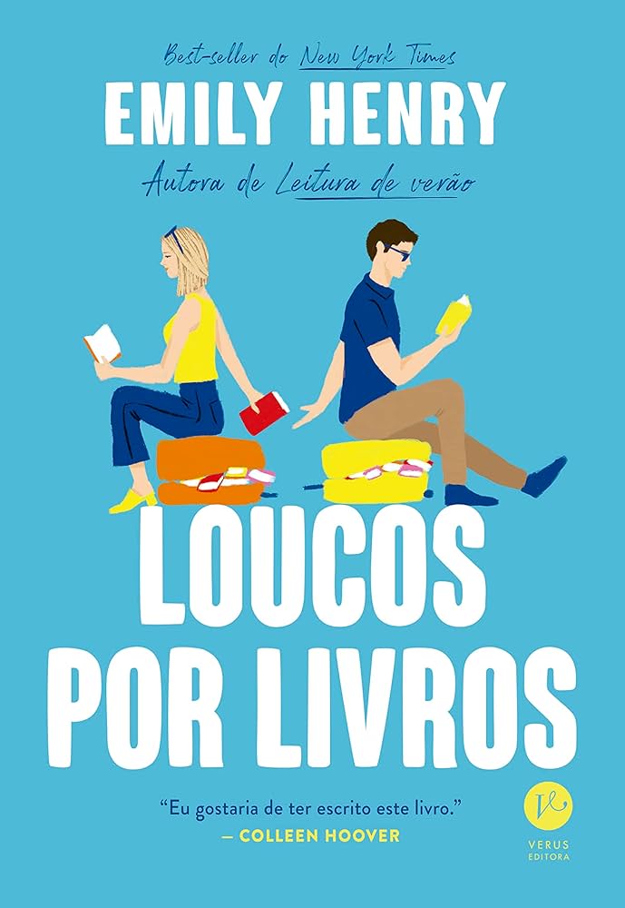 Capa do livro Loucos por livros, da Emily Henry