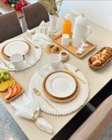 Mesa posta de Dia das Mães