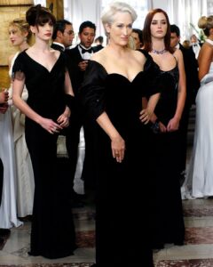 Anne Hathaway, Meryl Streep e Emily Blunt