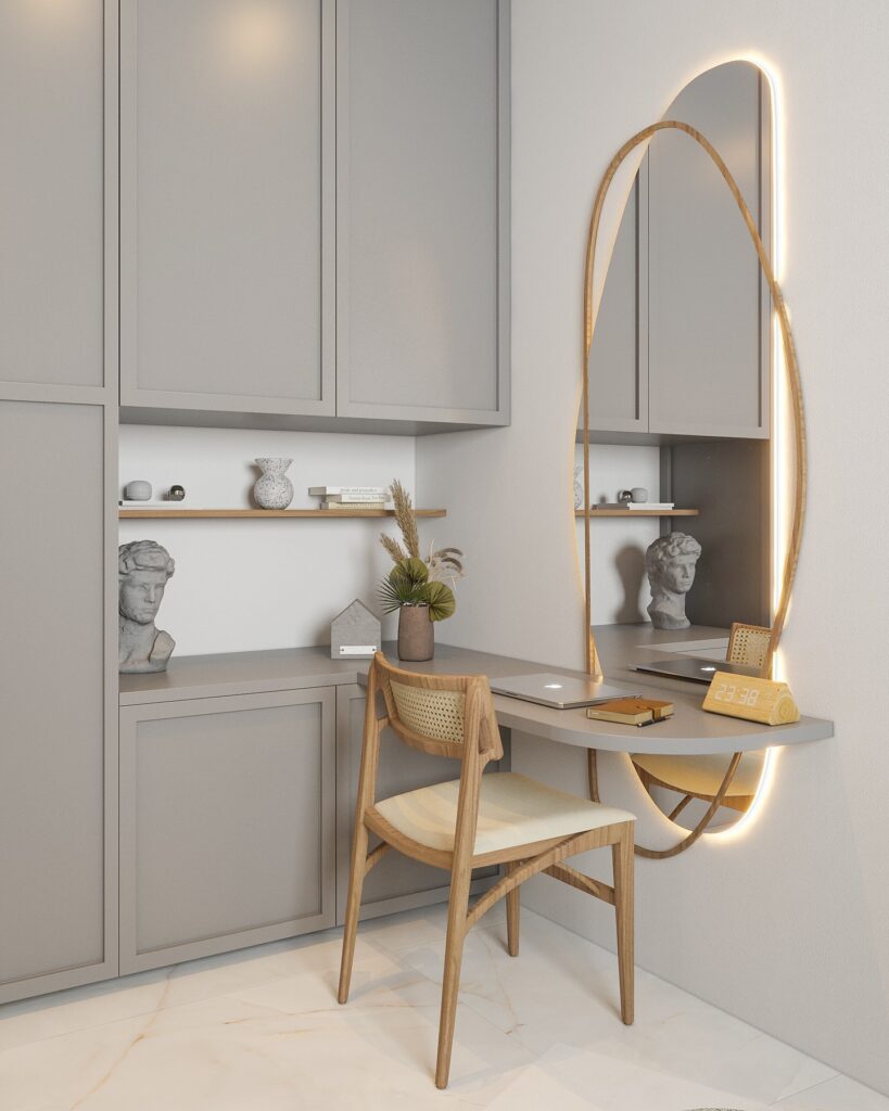 Quarto feminino decorado