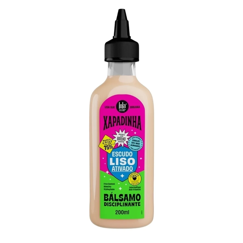 Embalagem do Bálsamo Disciplinante da Lola Cosmetics 
