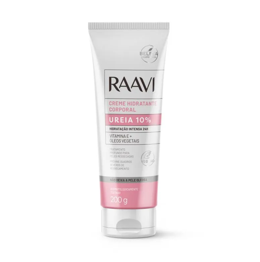 Embalagem do Creme Hidratante Ureia 10% Spa Care, Raavi