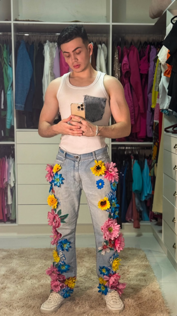 Customização de calça para o São João