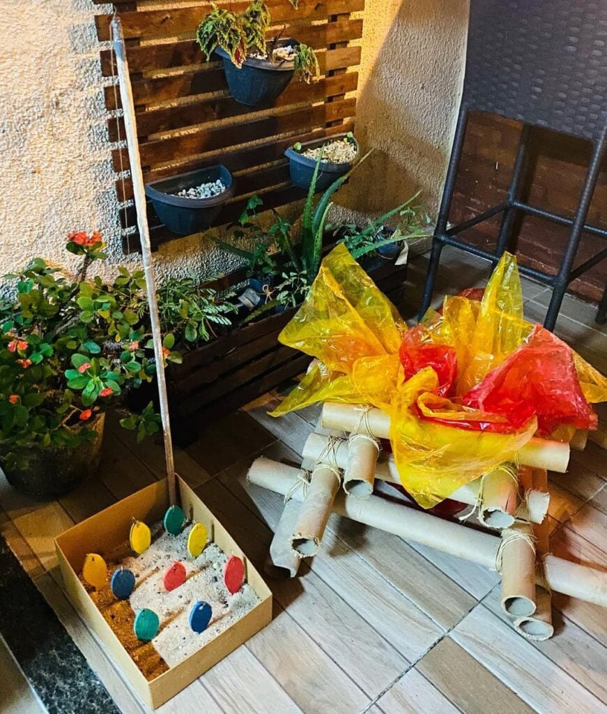 Inspiração de brincadeira para festa em casa de São João