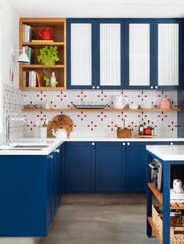 Inspiração de cozinhas coloridas