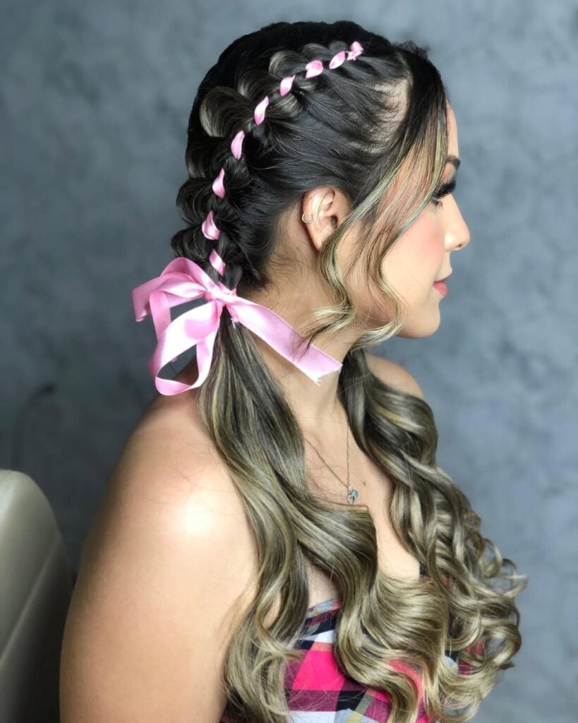 Inspiração de penteado de festa junina para 2025