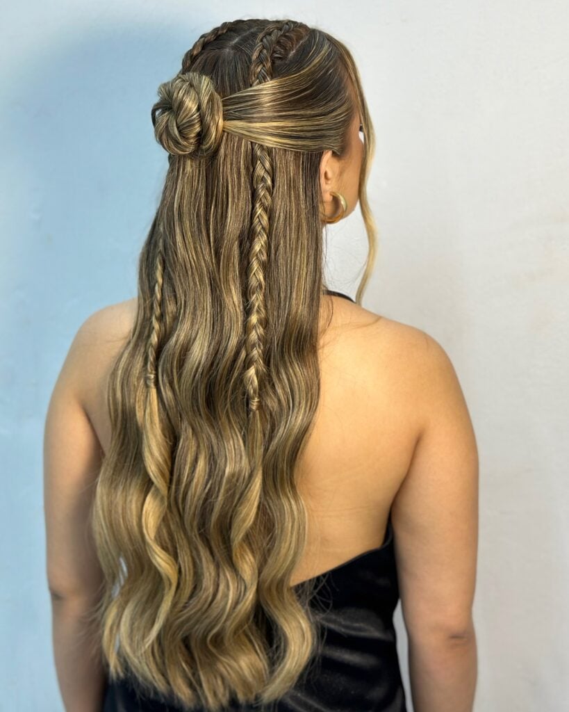 Inspiração de penteado para festa junina em casa