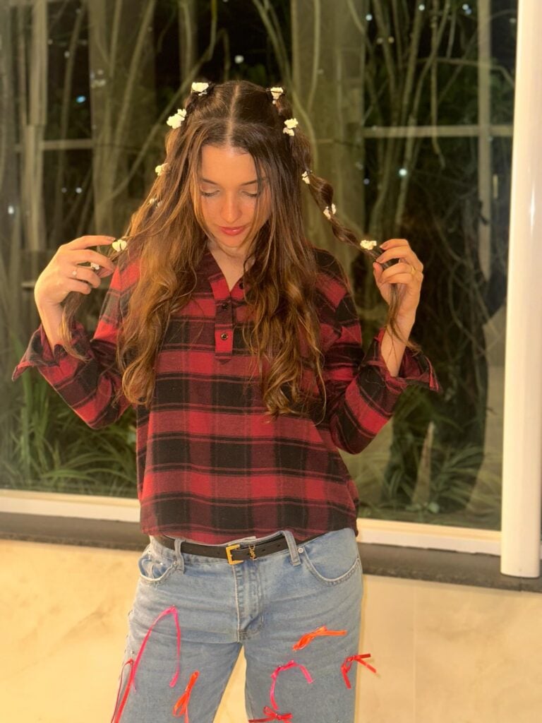 Inspiração de penteado para festa junina em casa