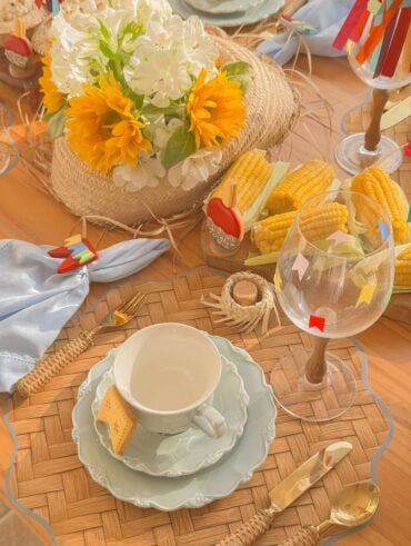 Inspiração para festa junina em casa simples e barata
