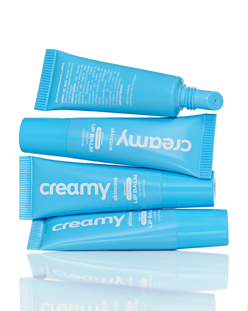 Lip Balm Incolor da Creamy empilhado