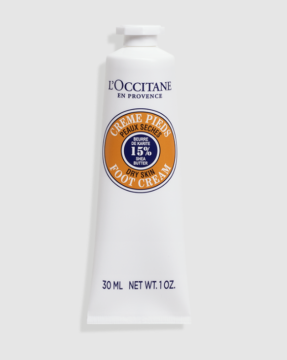 Embalagem do Creme para Pés Karité da L'Occitane en Provance