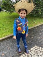 Look de São João Para Menino