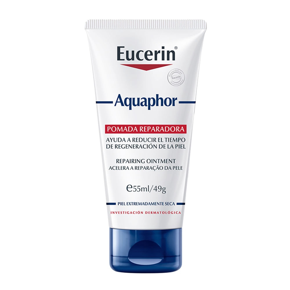 Embalagem da Pomada Reparadora Aquaphor, Eucerin
