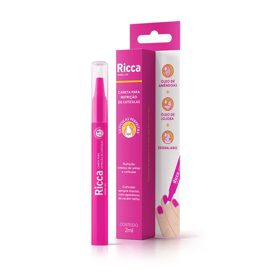 Embalagem da Caneta para Nutrição de Cutículas, Ricca