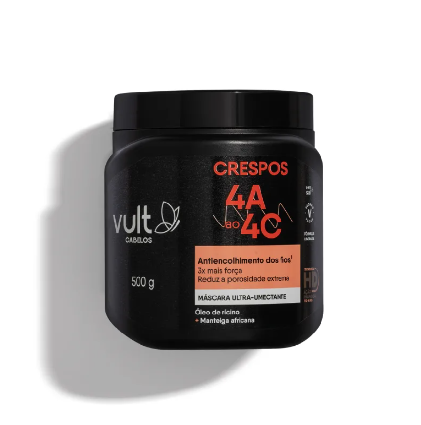 Embalagem da Máscara Ultra-Umectante Cabelos Crespos, Vult