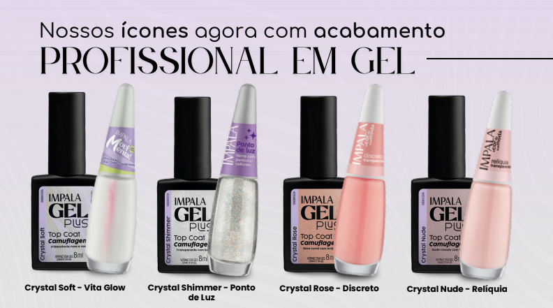 Esmaltes em gel da Impala