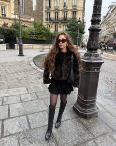 Look de frio com bota