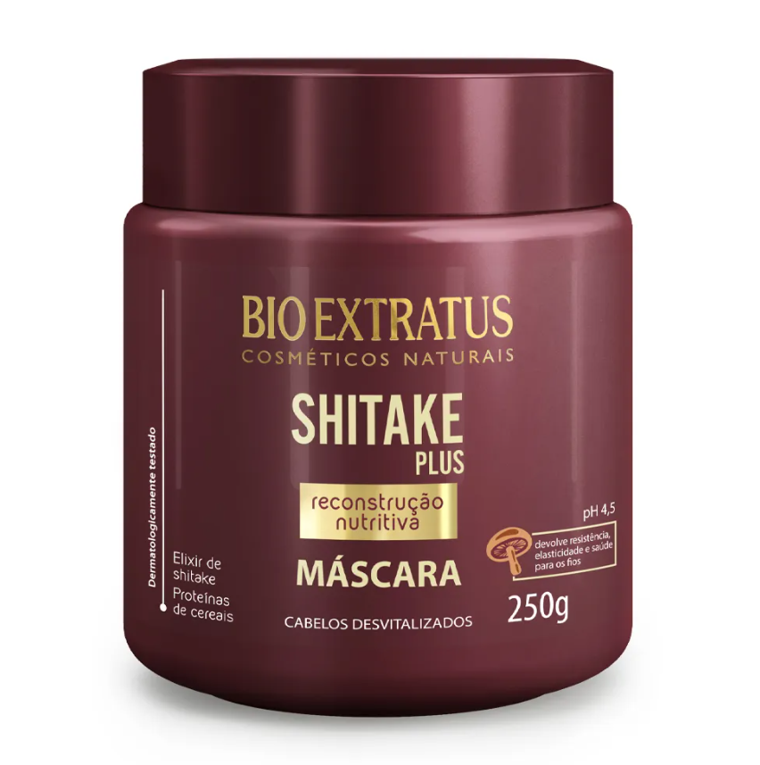Embalagem da Máscara Shitake Plus, Bio Extratus