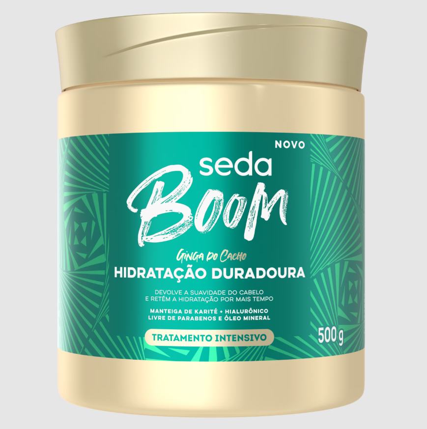 Embalagem da Máscara de Tratamento Hidratação Profunda Seda Boom