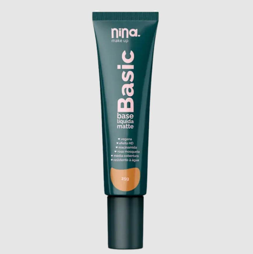 Embalagem da Base Líquida Basic, Nina Makeup