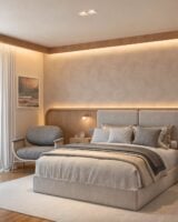 Decoração de quarto aconchegante