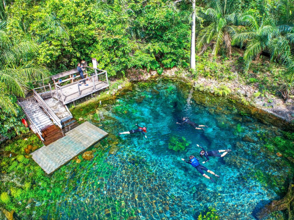 Turismo no Brasil: Nascente Azul, em Bonito (MS)