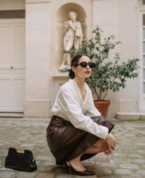 Look com camisa social branca