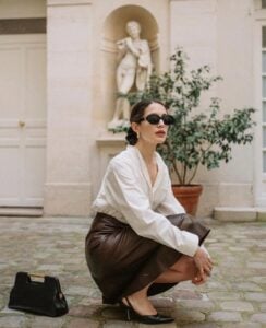Look com camisa social branca