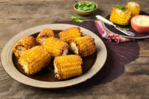Milho na airfryer