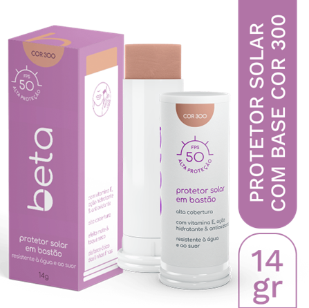 Protetor solar da marca Beta