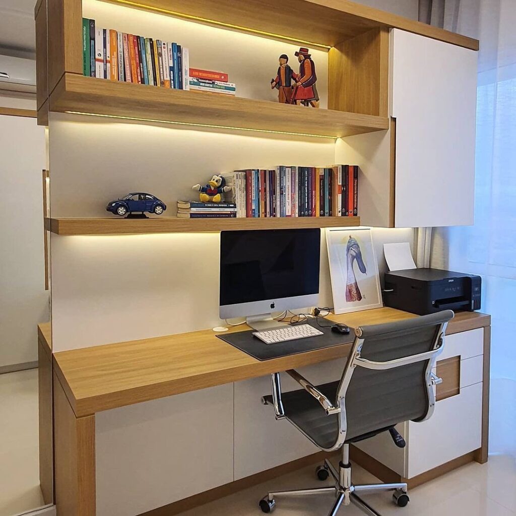 Inspiração de quarto de solteiro feminino ou masculino