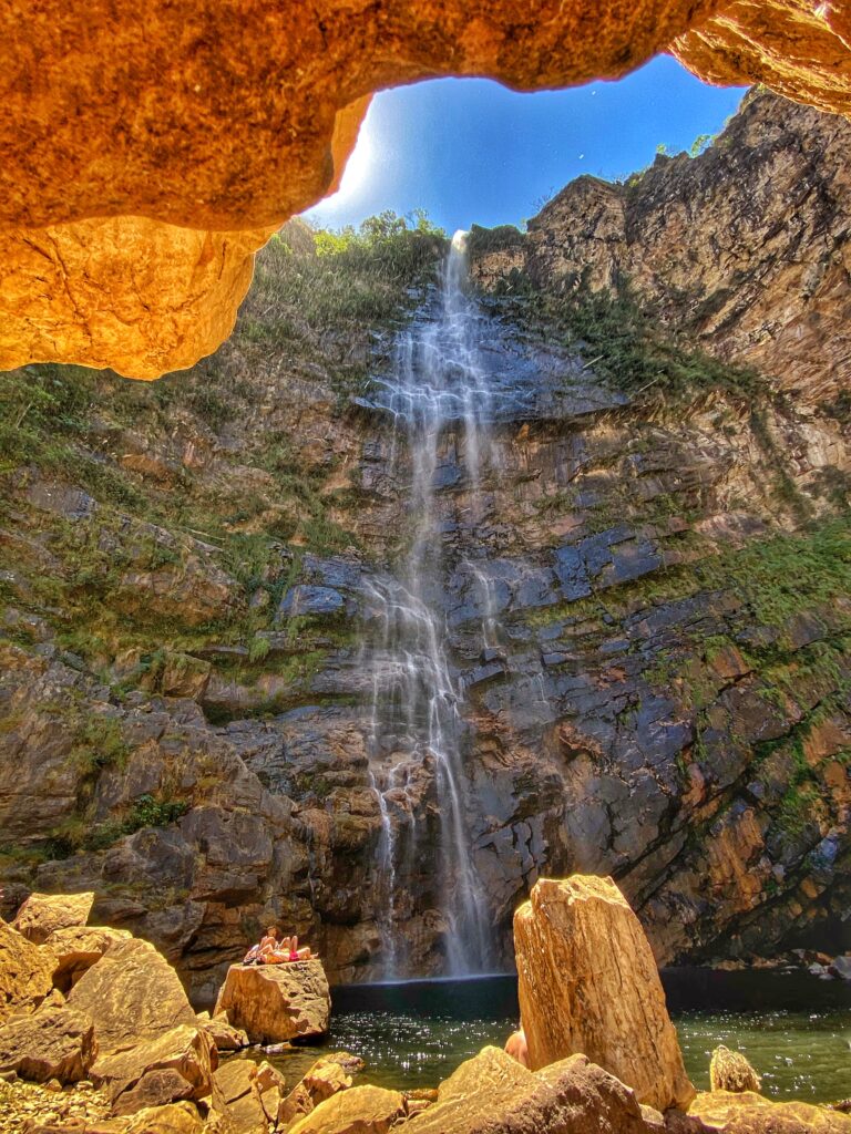 destinos no Brasil: Cachoeira do Label - Chapada dos Veadeiros (GO)