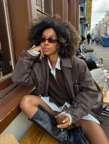 look com camisa social feminina e jaqueta