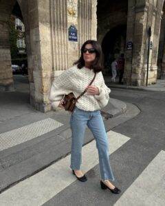 look feminino com sapato pé de vaca