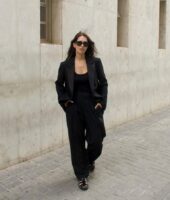 look com alfaiataria feminina all black
