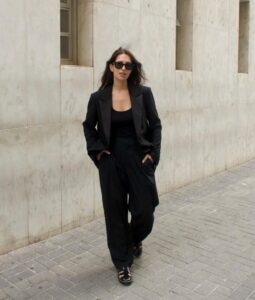 look com alfaiataria feminina all black