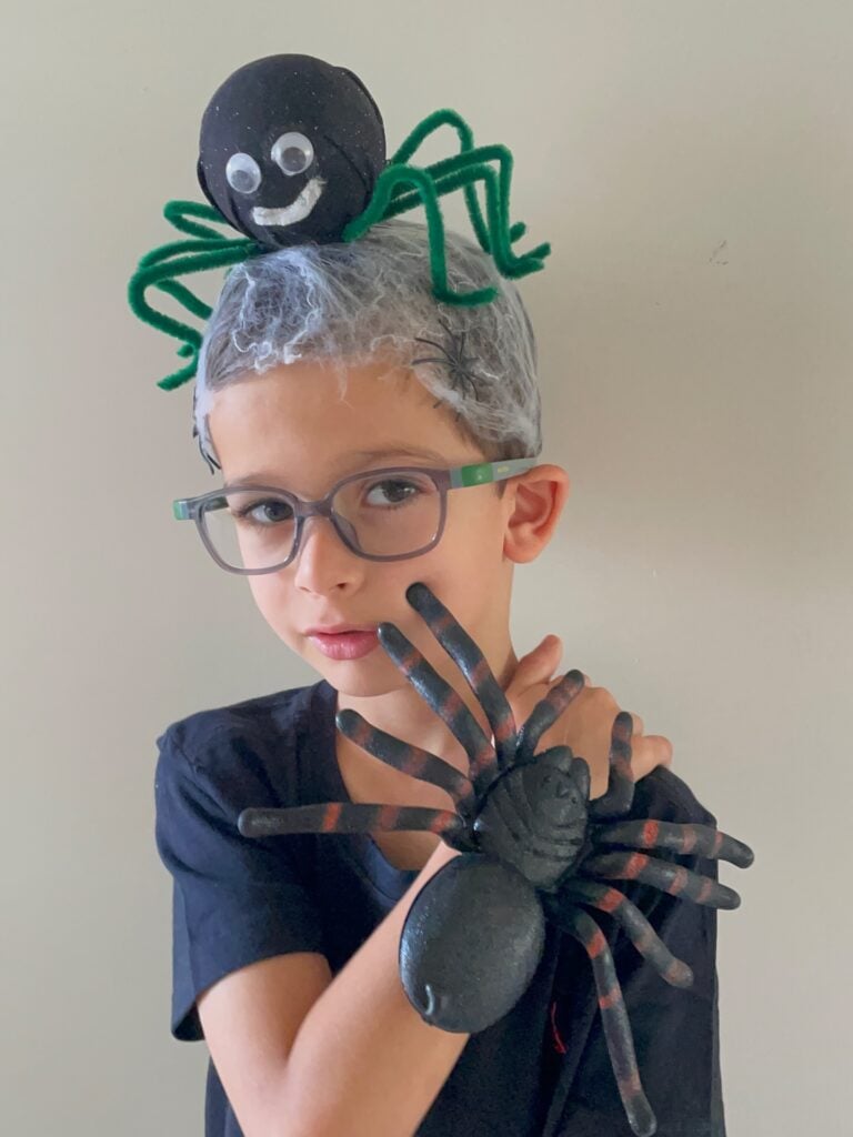 Cabelo maluco de aranha