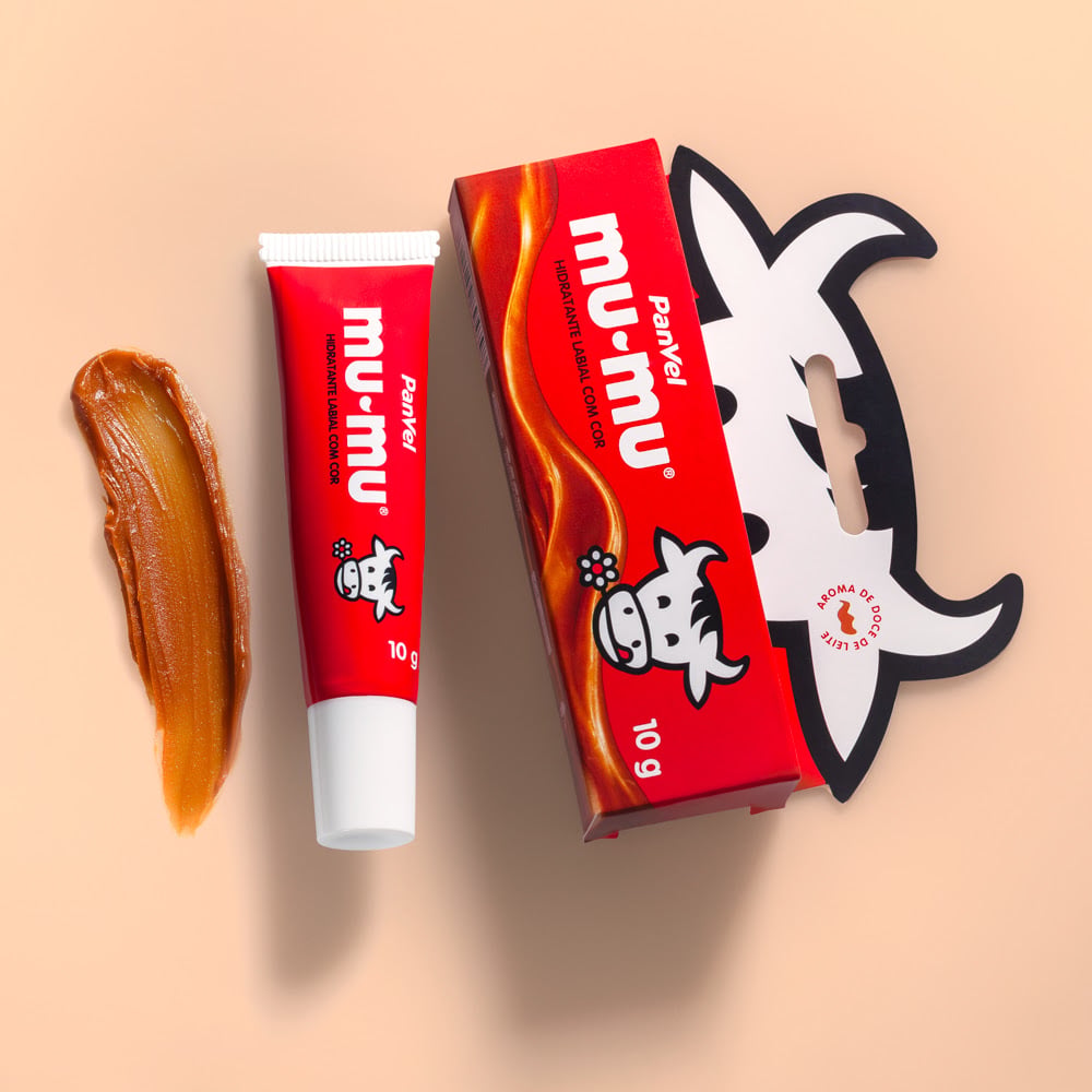 Panvel e Mu-Mu lançam hidratante labial de doce de leite