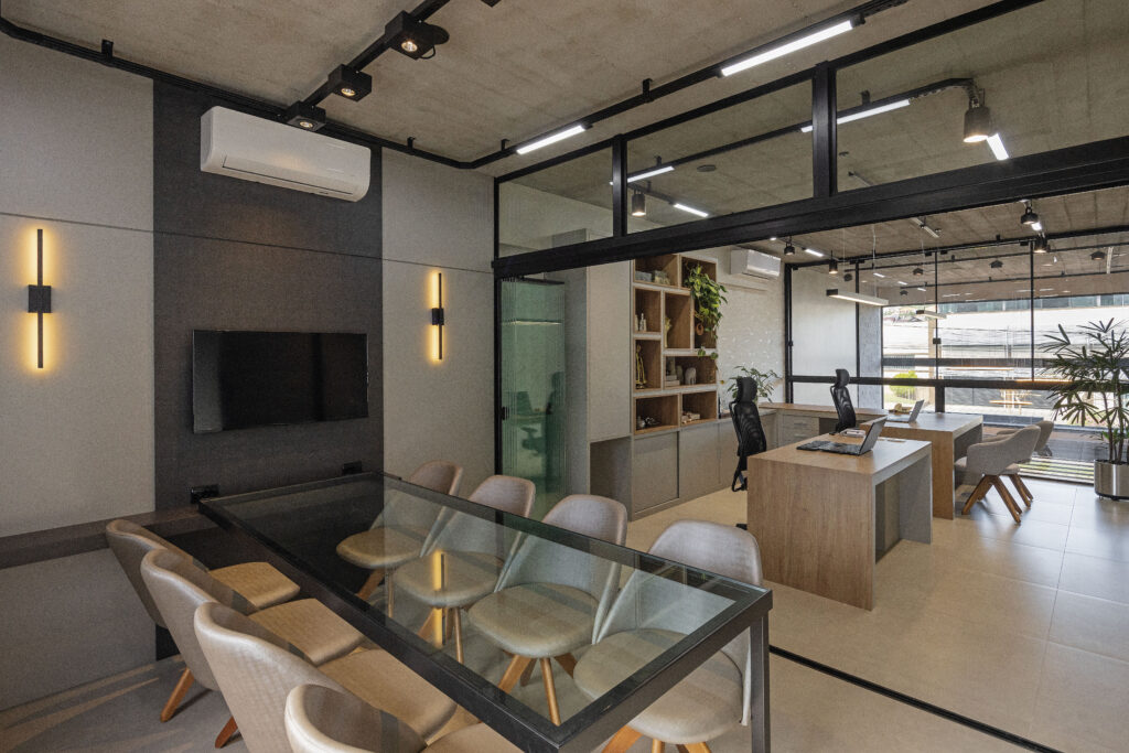 Projeto de arquitetura de escritório de contabilidade de SG Arquitetura