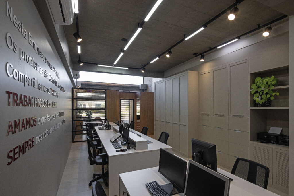 Projeto de arquitetura de escritório de contabilidade de SG Arquitetura