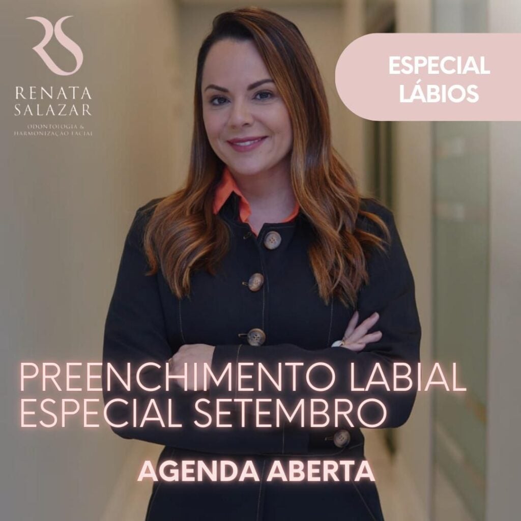 Renata Salazar está com promoção em preenchimento labial
