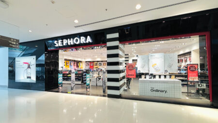 Foto da fachada da loja da Sephora