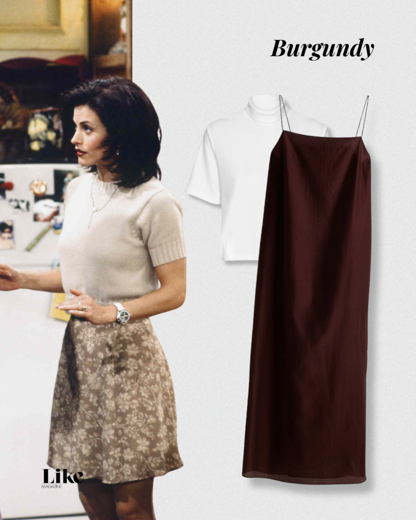 Tendências de moda da Monica de Friends