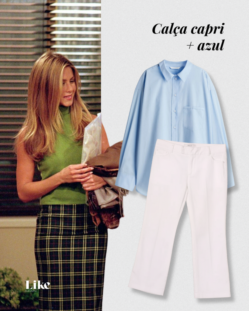 Tendências de moda da Rachel de Friends