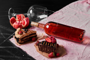 Bolo de chocolate e vinho