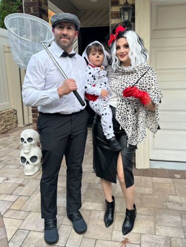 Fantasia de halloween em família