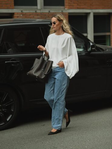 look chique com calça jeans